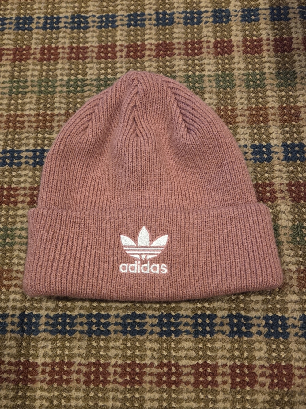 Like New Dusty Rose Pink Adidas Beanie One Size